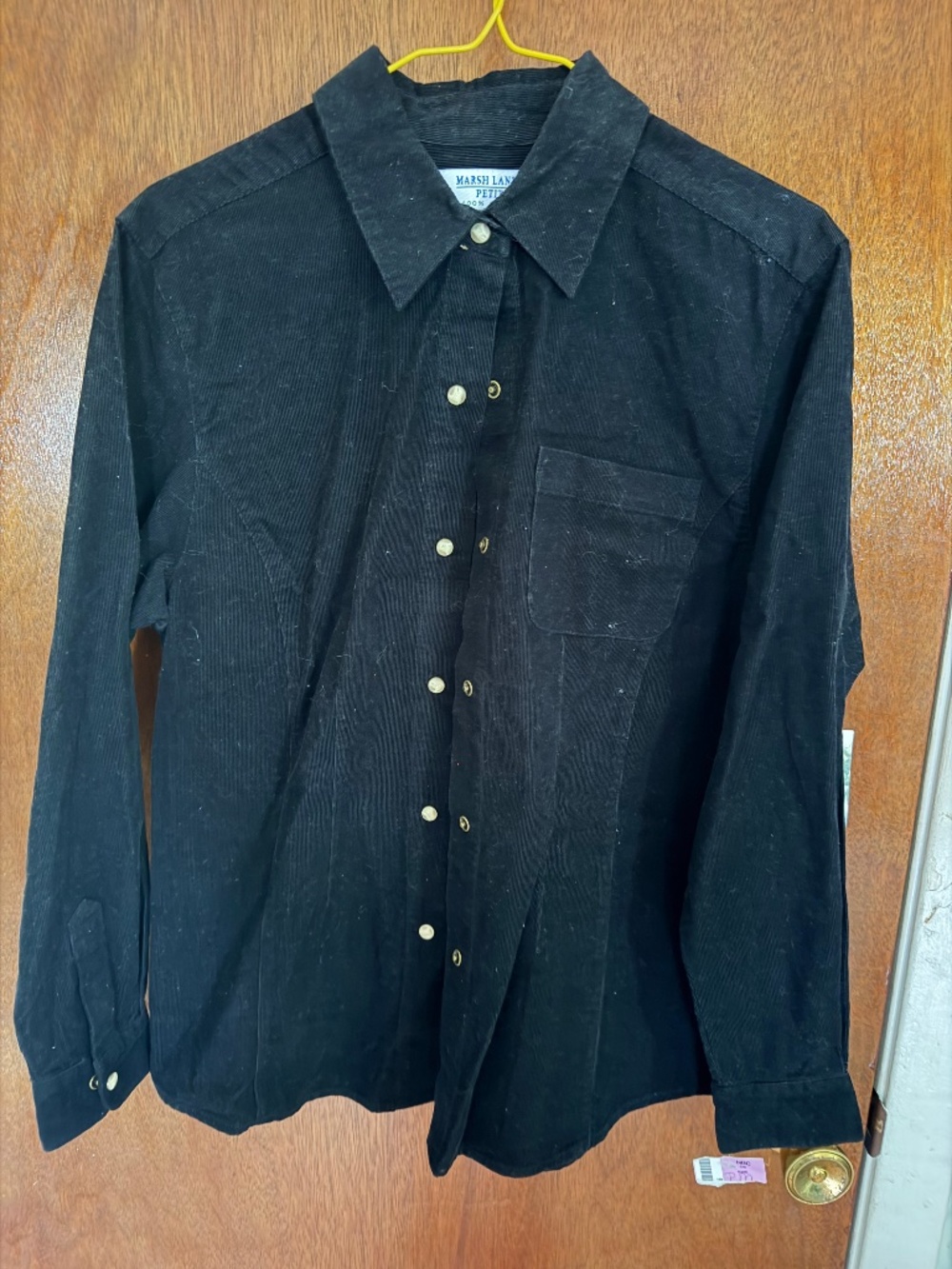 Black Marsh Landing Long Sleeve; Size Medium